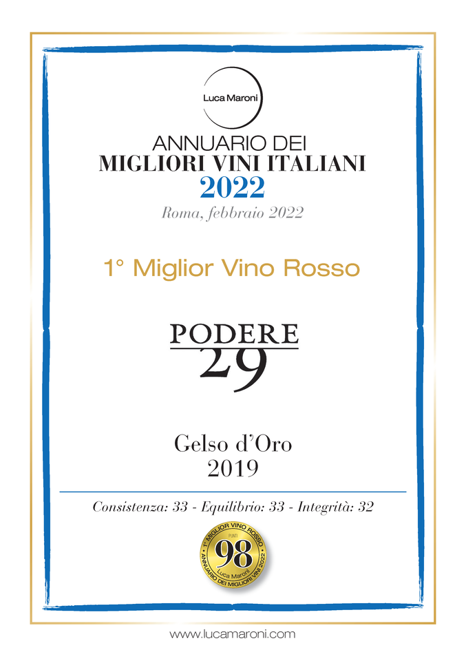 Gelso D'Oro 2013/2014 (Italian Caymus), Podere29 Organic, Puglia - The Simple Wine