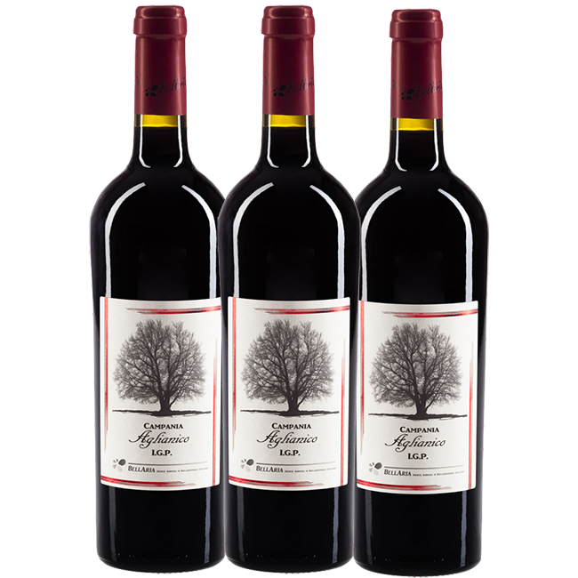 Aglianico IGT 2015/16 Campania Bellaria Organic 3 pack - The Simple Wine