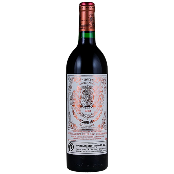 1983 Chateau Pichon-Longueville au Baron de Pichon-Longueville, Pauillac Grand Cru Classe