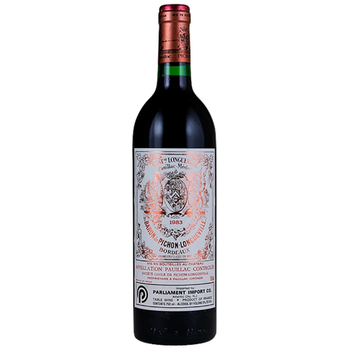1983 Chateau Pichon-Longueville au Baron de Pichon-Longueville, Pauillac Grand Cru Classe