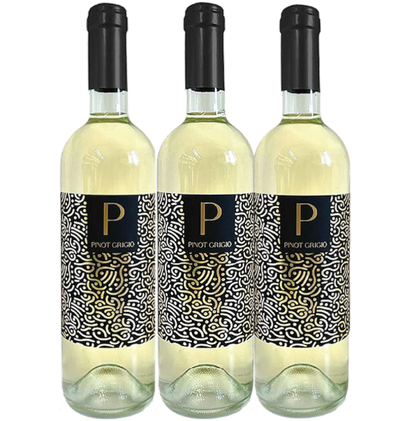 3 Pack of “P” Pinot Grigio, Ciabot - The Simple Wine