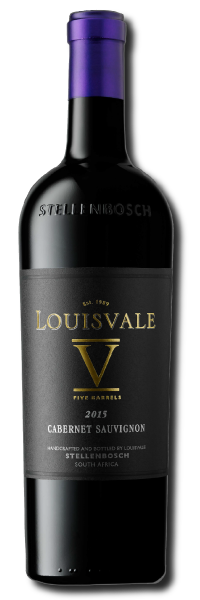 2017 Louisvale Cabernet Sauvignon V five barrels Stellenbosh South Africa