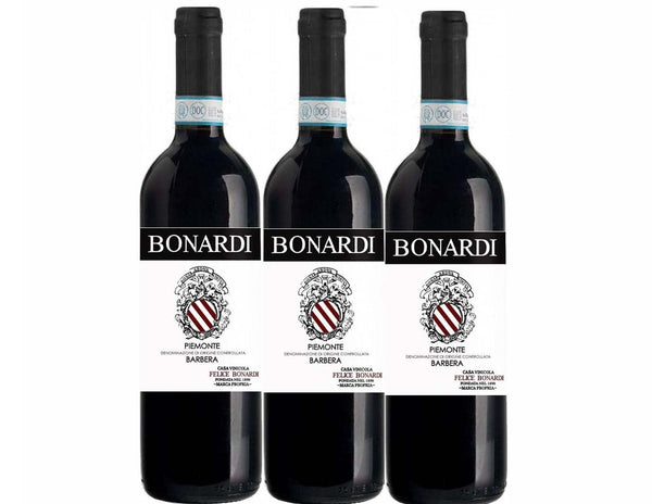 3 PACK of Barbera DOC 2021, Bonardi 1890 - The Simple Wine