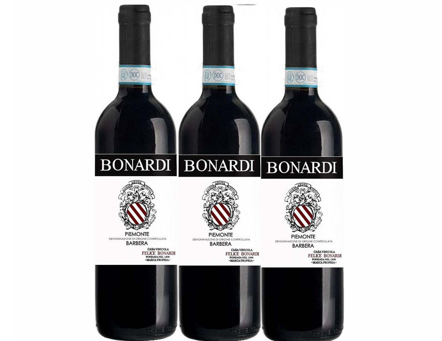 3 PACK of Barbera DOC 2021, Bonardi 1890 - The Simple Wine