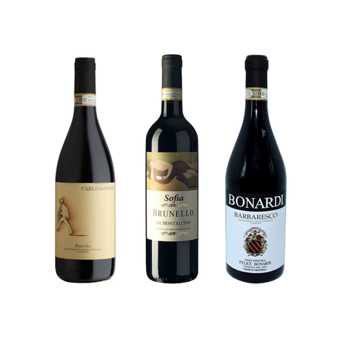 Barolo, Brunello & Barbaresco Bundle – Italy’s Top DOCG Reds