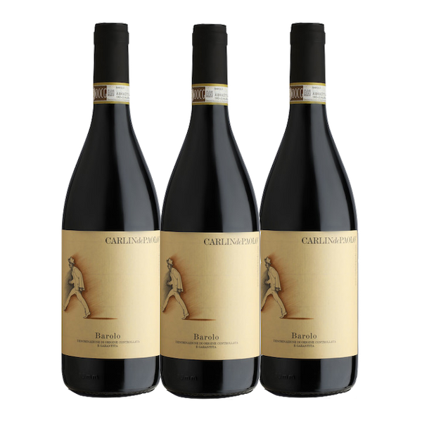 Barolo DOCG 2019 — Small-Estate Nebbiolo from Piedmont (3-Bottle Collection)