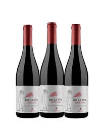 Bella Vita 3 Pack (Amarone style SuperTuscan), Etrusca Organic, Tuscany