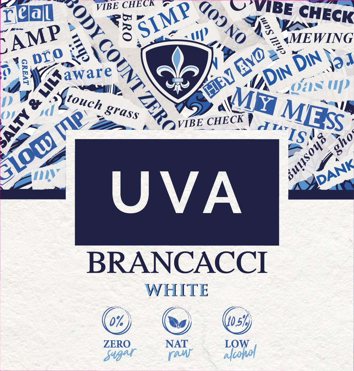 Brancacci UVA White Zero Sugar - The Simple Wine