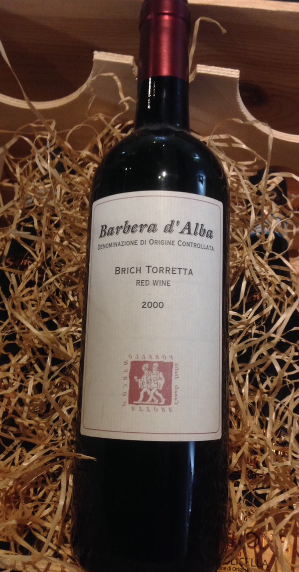 Barbera D'alba 2000 DOC, Porello Brich Torretta - The Simple Wine