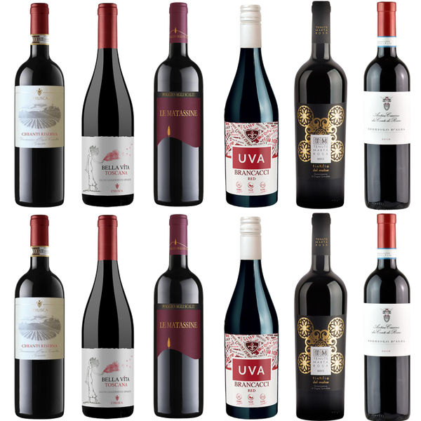 12 Clean Italian Reds House Case - The Simple Wine