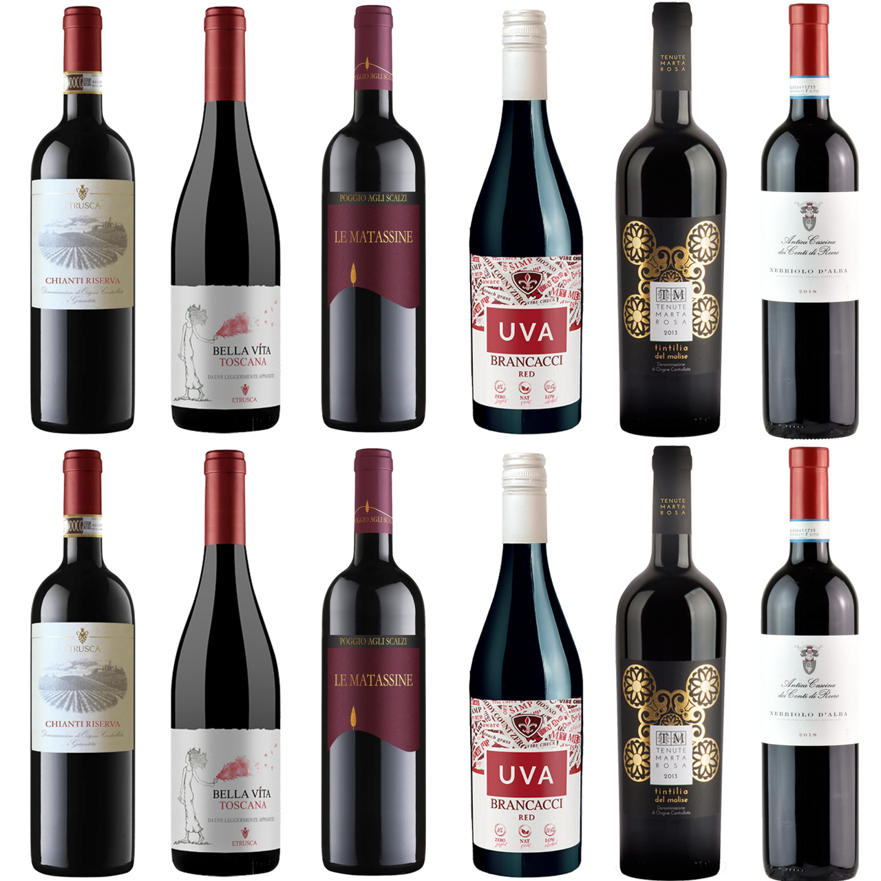 12 Clean Italian Reds House Case - The Simple Wine