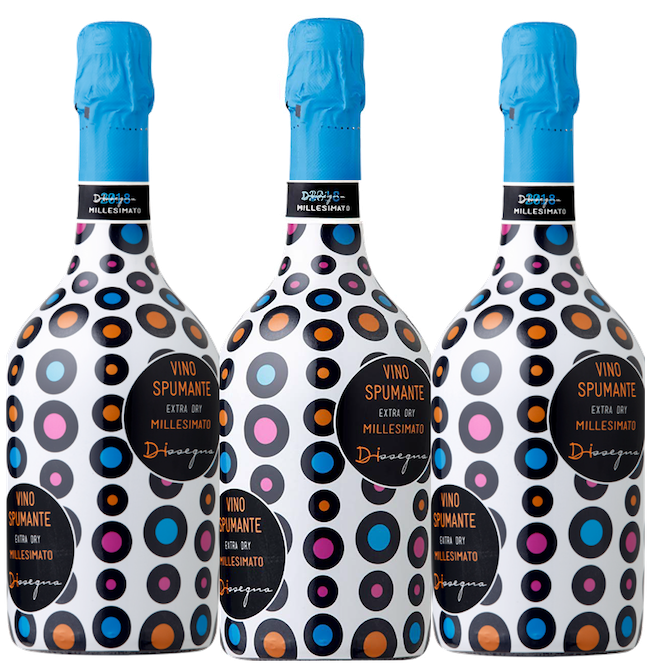 3 PACK of Spumante (Prosecco) DOC Extra Dry Millesimato Dissegna - The Simple Wine