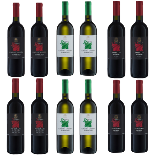 Georgian Wine Case Special - FREE Shipping - 12 btls