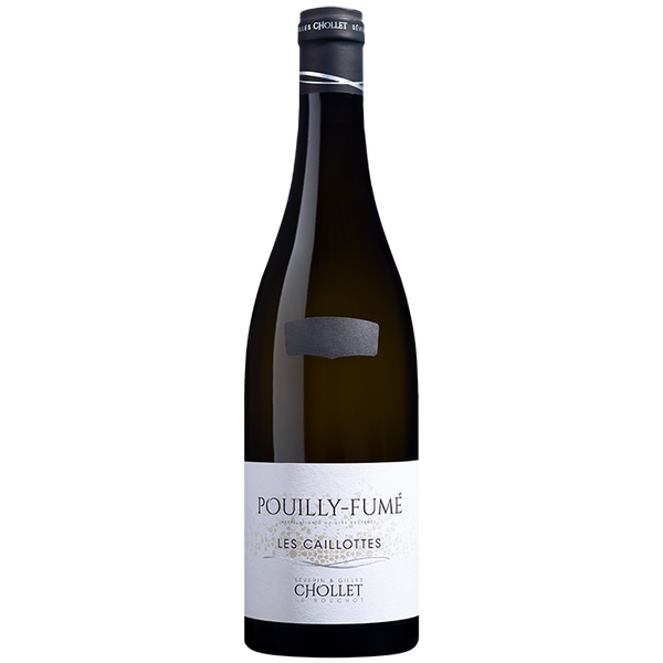 Bottle of Domaine Chollet Pouilly Fumé Les Caillottes 2023. Limestone-driven Loire Valley Sauvignon Blanc