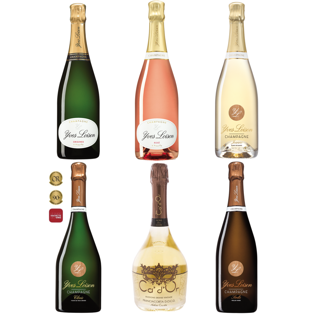 Luxury Champagne Sampler 6 pack - The Simple Wine
