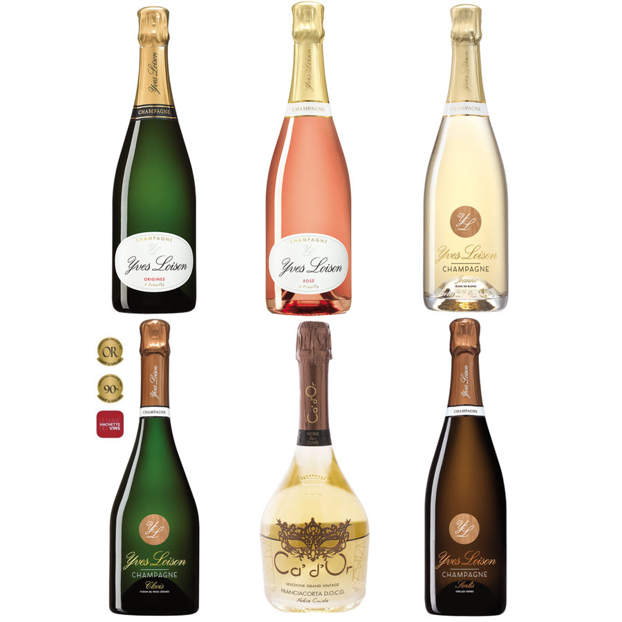 Luxury Champagne Sampler 6 pack - The Simple Wine