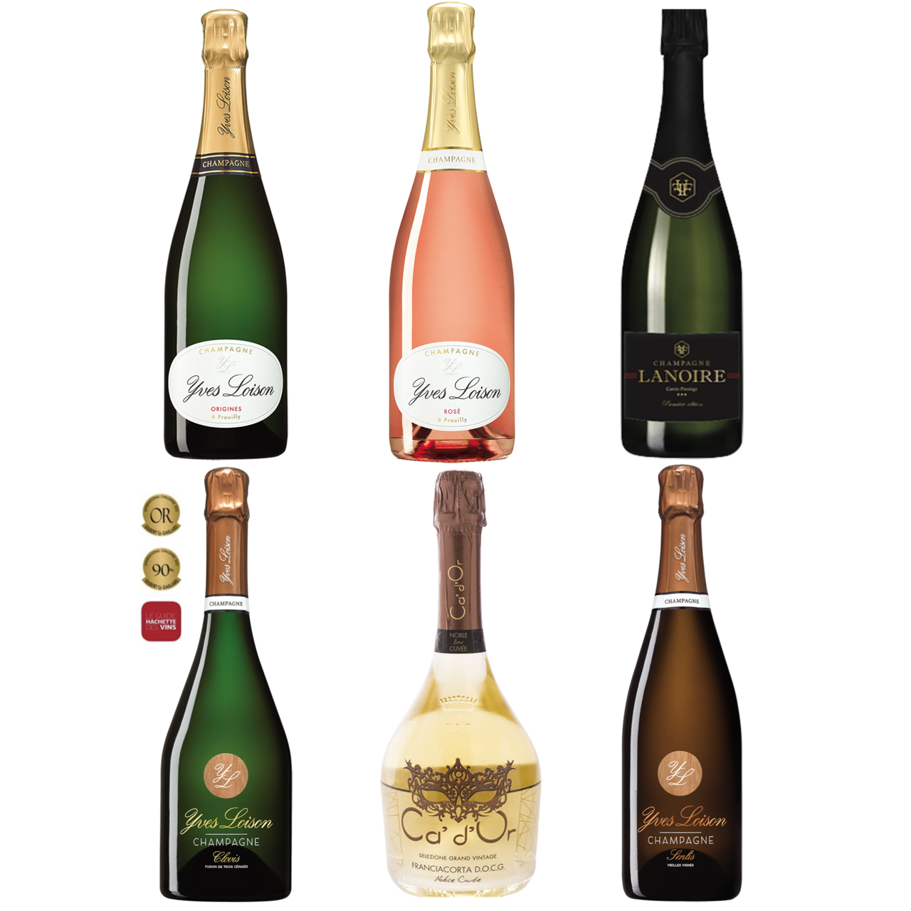 Luxury Champagne Sampler 6 pack