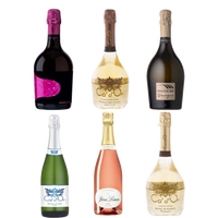 Luxury Sparkling Sampler, 6 Bottles - The Simple Wine