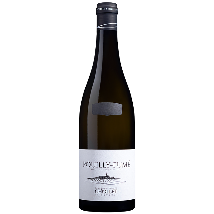 Bottle of Domaine Chollet Pouilly Fumé Tradition 2023. Organic Loire Valley Sauvignon Blanc