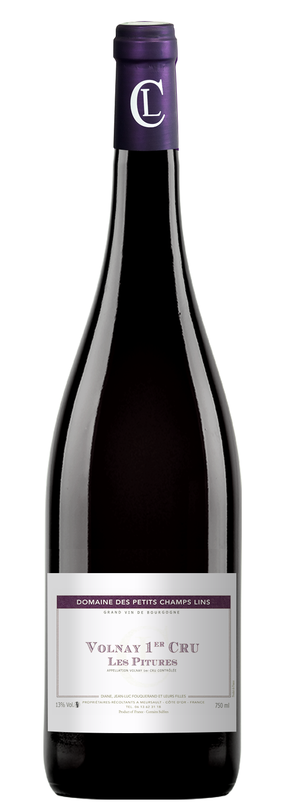 Volnay 1er Cru "Pitures" 2019, Domaine Petits Champs Lins