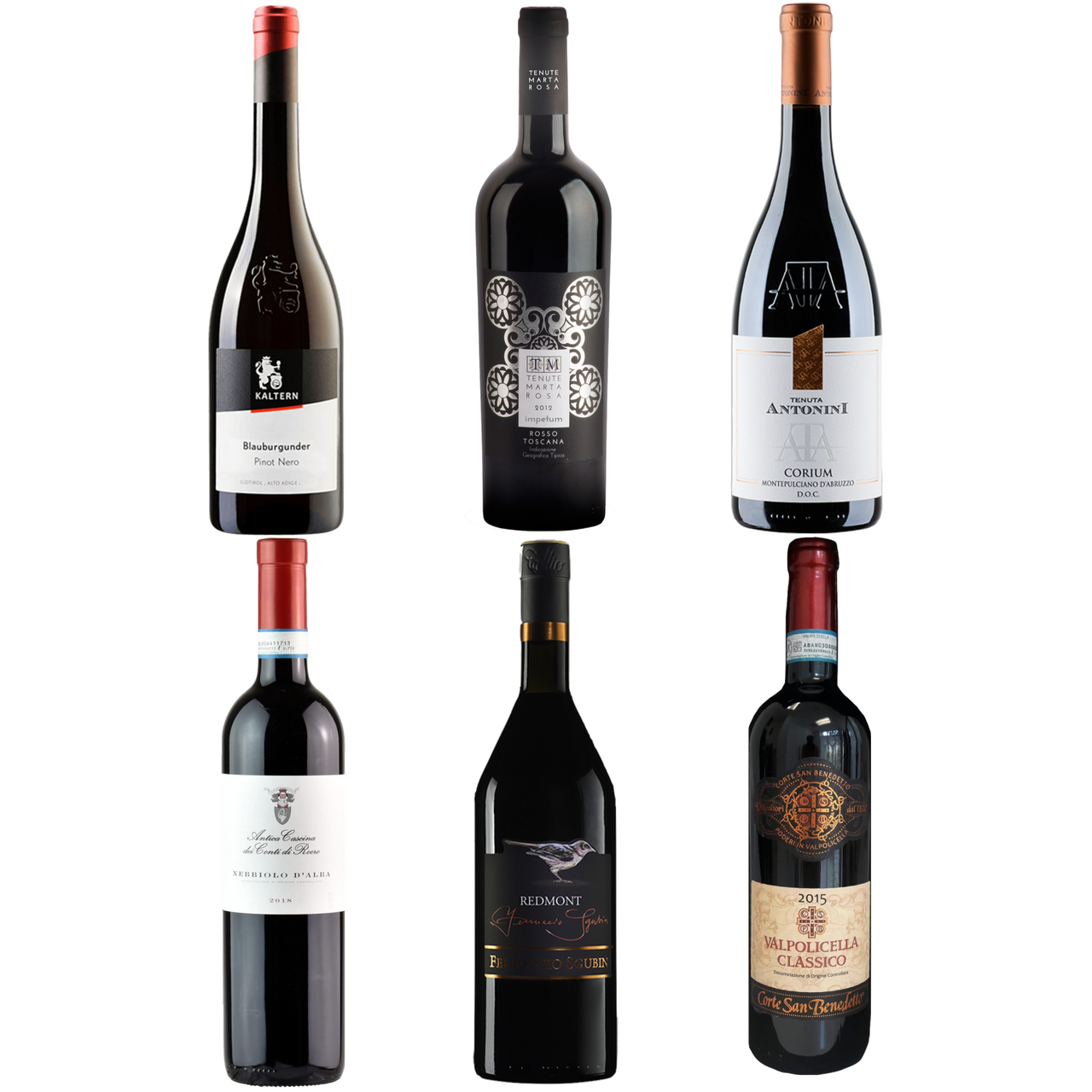 Red Wine Sampler 6 pack - The Simple Wine