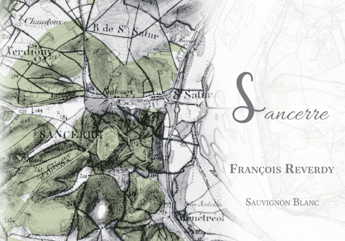 Bottle of François Reverdy Sancerre Blanc 2023. Oganic Loire Valley Sauvignon Blanc from terres blanches