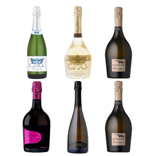 Italian Sparkling Sampler, 6 Bottles - The Simple Wine