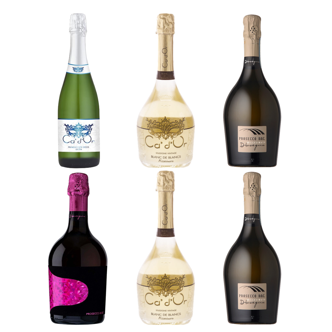 Sparkling Wine Sampler 6 pack - The Simple Wine