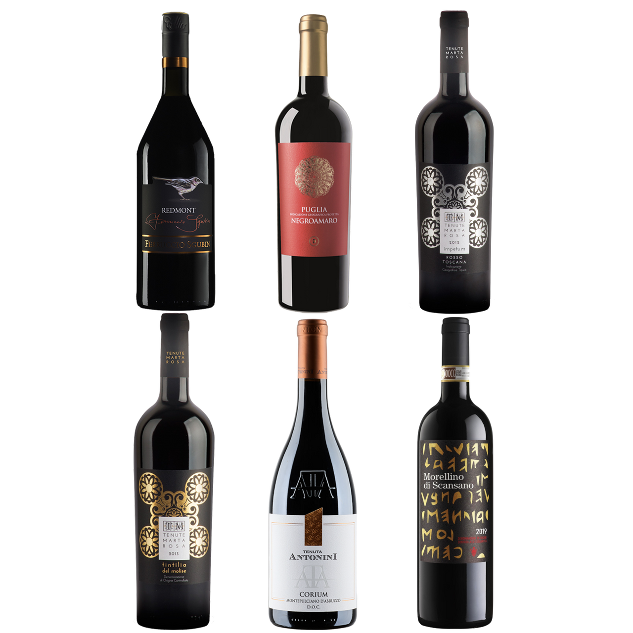 The Spooky Six – Dark Italian Reds ($160 + Free Shipping)