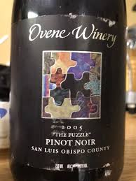 2005 Ovene Winery 'The Puzzle' Pinot Noir, San Luis Obispo County, USA