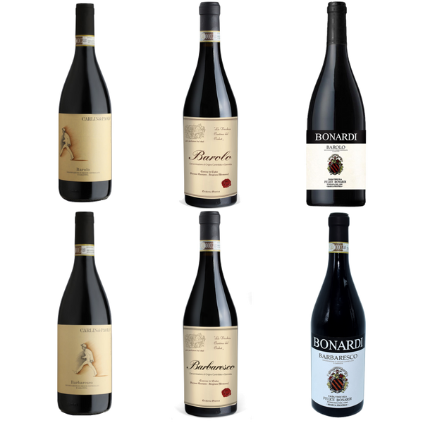 The King and The Queen | 3 Barolo + 3 Barbaresco DOCG