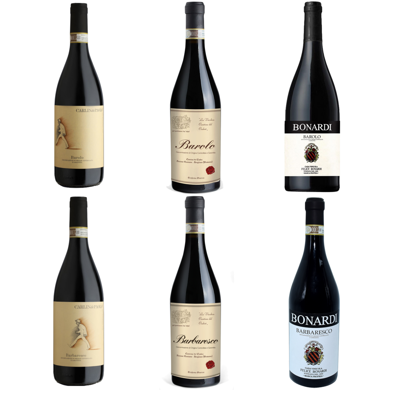 The King and The Queen | 3 Barolo + 3 Barbaresco DOCG