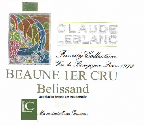 Beaune 1ER Cru Belissand Blanc 2020 CLAUD LEBLANC