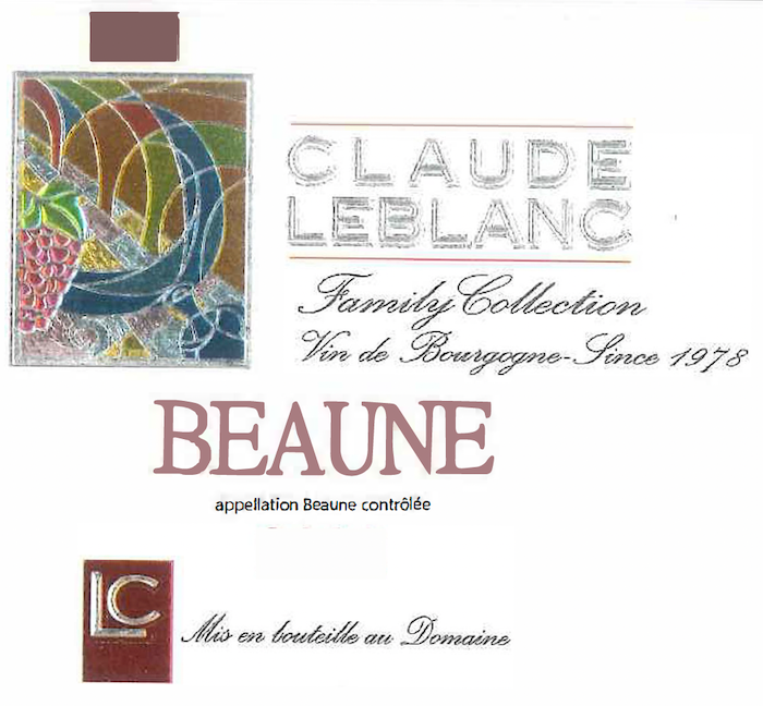 Beaune Rouge 2022 CLAUDE LEBLANC