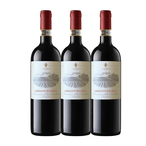 Chianti Riserva DOCG 3-Pack | Etrusca, Tuscany