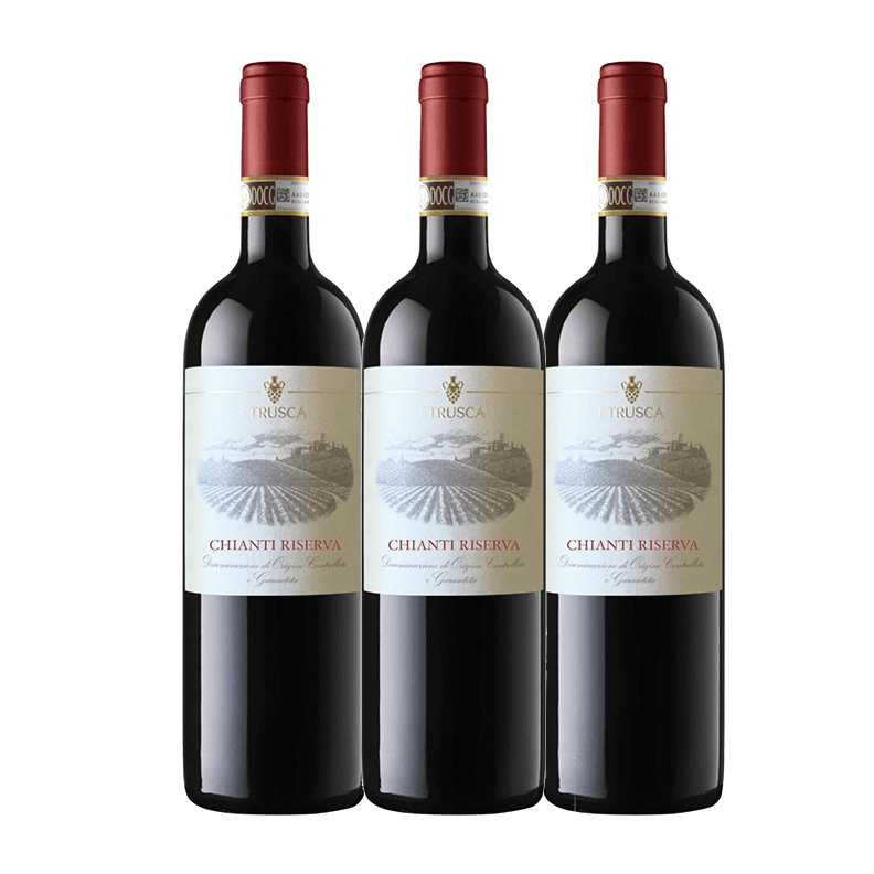 Chianti Riserva DOCG 3-Pack | Etrusca, Tuscany