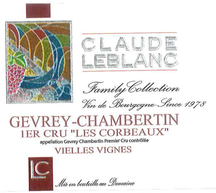 Gevrey-Chambertin 1er Cru “Les Corbeaux” 2021