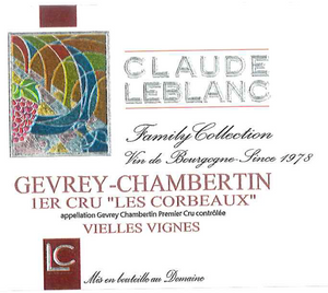 Gevrey Chambertin 1ER Cru "Les Corbeaux" 2021 CLAUD LEBLANC