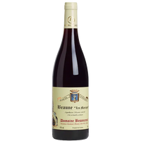 Bottle of Domaine Besancenot Beaune 'les Mariages' 2022 wine with a label showing the brand, type, and other details, set against a plain background.