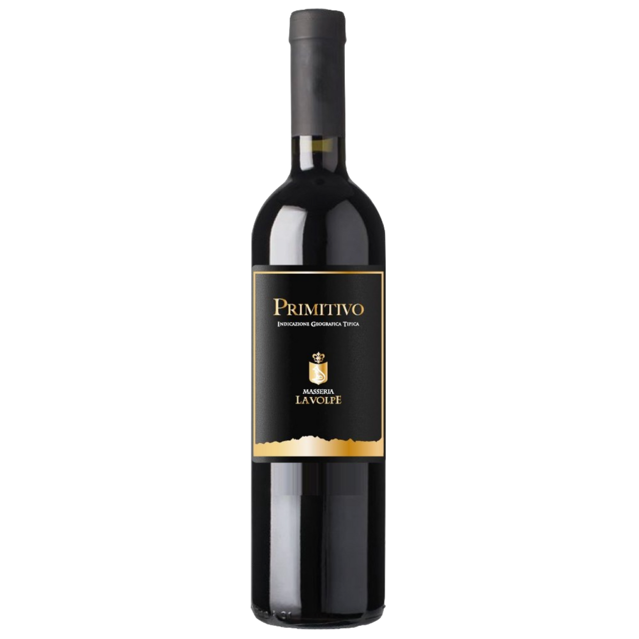 Primitivo Puglia IGT bottle by Masseria Lavolpe