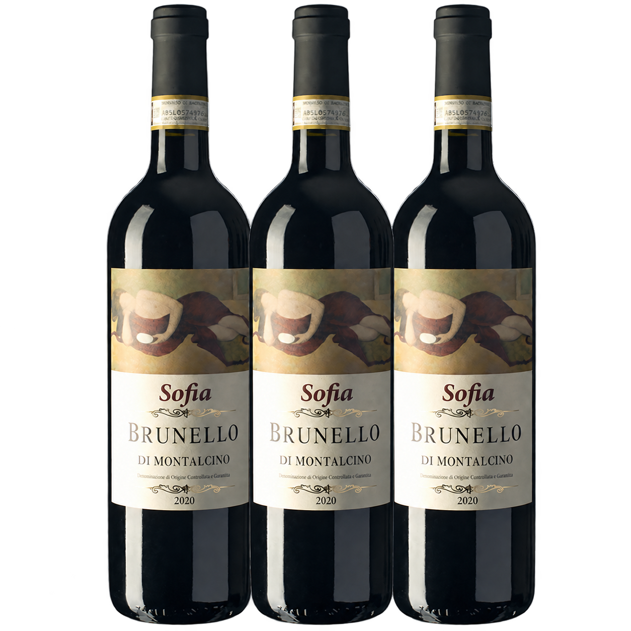 Sofia Brunello di Montalcino 2020 – 3-Pack (Critically Acclaimed Vintage)