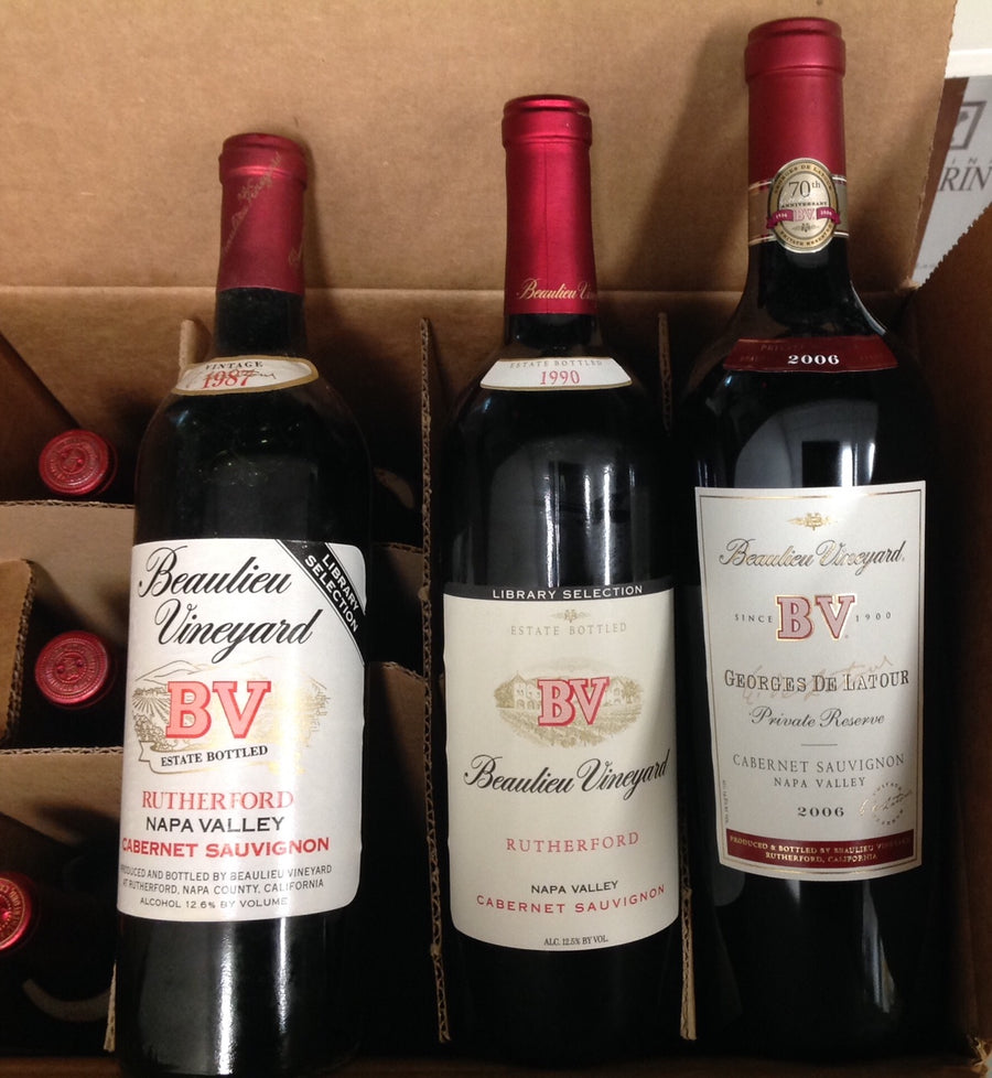 1990 Beaulieu Vineyard (BV) Library Selection Cabernet Sauvignon, Rutherford, Napa Valley - The Simple Wine
