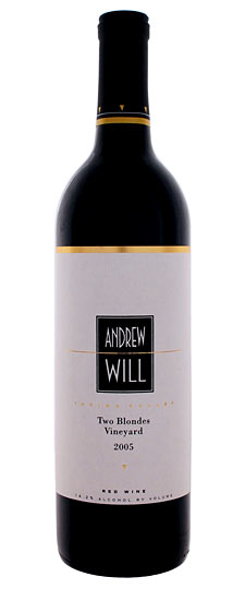 Andrew Will Two Blondes Vineyard Red Wine 2006