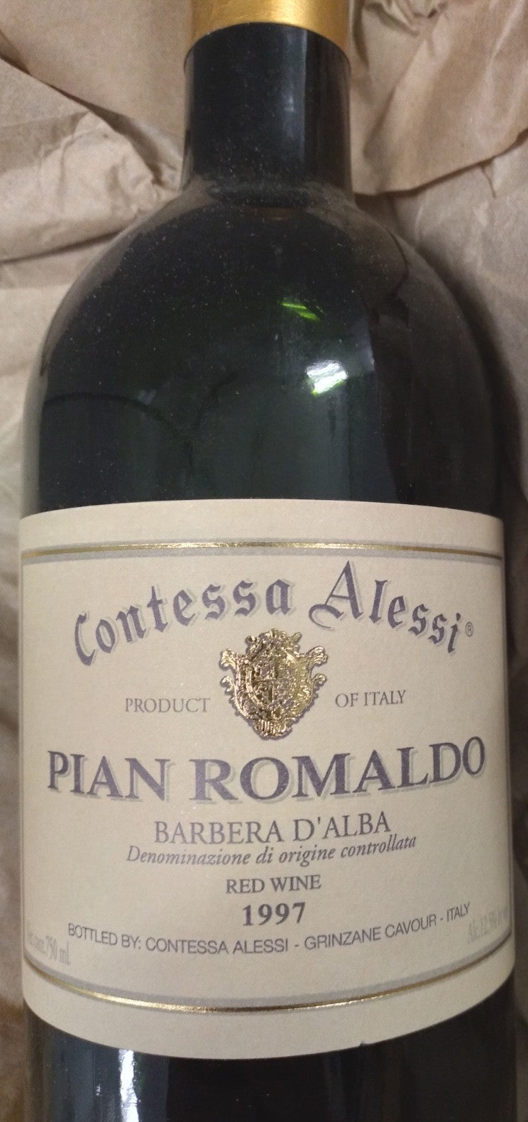 1997 Contessa Alessi PIAN ROMUALDO BARBERA D'ALBA  DOC