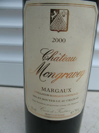 Chateau Mongravey Margaux 2000, Regis Bernaleau Medaille D'or Winner in 2002