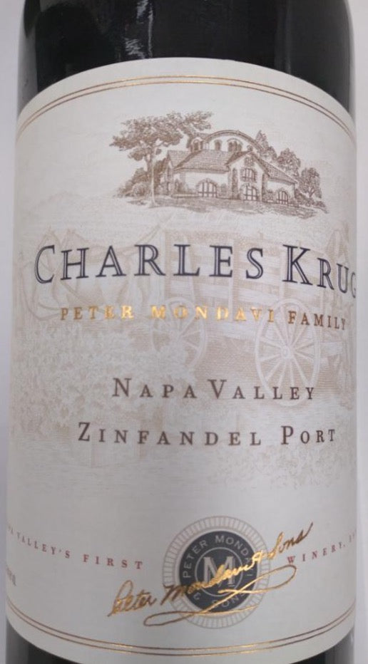 2001 Charles Krug Peter Mondavi Family Zinfandel Port, Nappa Valley - The Simple Wine