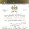 Chateau Mouton Rothschild 1971 0.75L, Pauillac