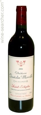 1999 Château Coutelin-Merville Cru Bourgeois, Saint-Estèphe - The Simple Wine