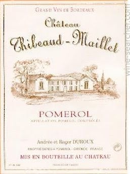 1999 Chateau Thibeaud-Maillet Pomerol, Bordeaux, France - The Simple Wine