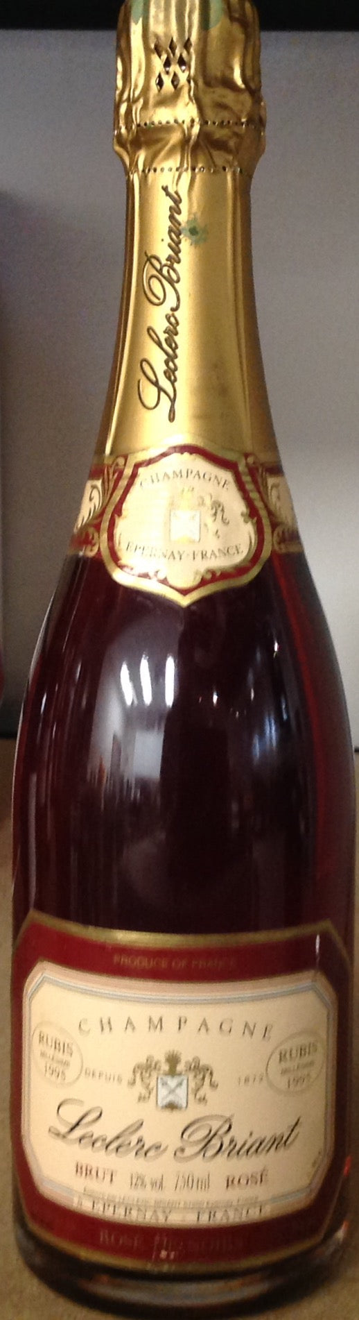 1995 Champagne Leclerc-Briant Rubis Millesime Rose de Noirs Brut - The Simple Wine